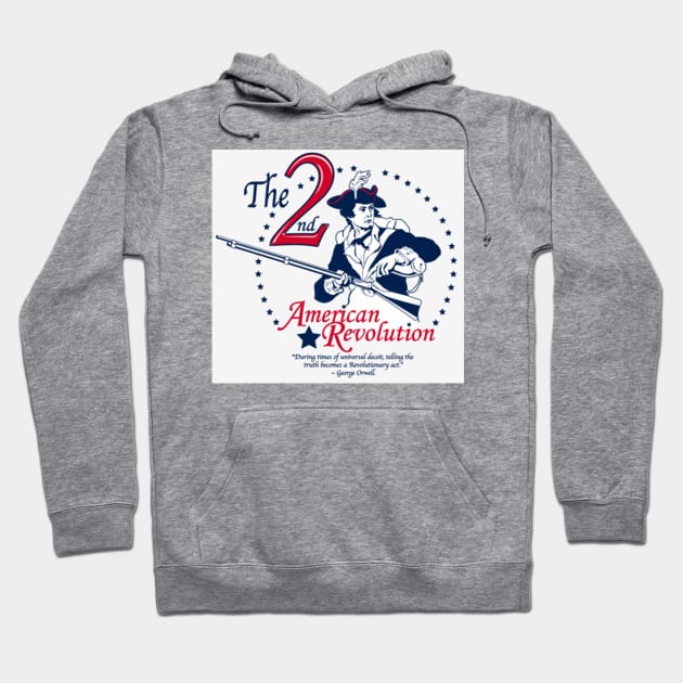 American Revolution Hoodie by larsbeelzebubart